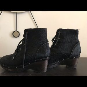 Opening Ceremony Calf Hair Clog Bootie- Size 37